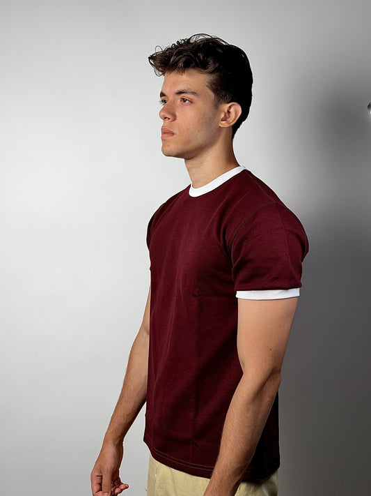 RANGER  SLIM FIT T-SHIRT BURGANDY