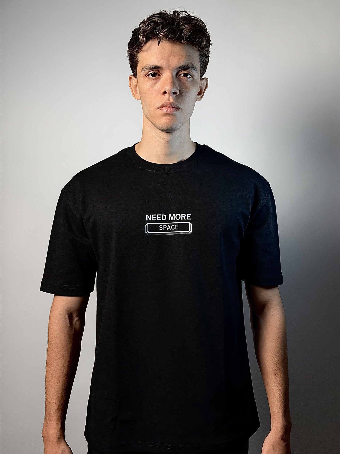 NEED MORE SPACE BLACK  T-SHIRT